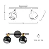 LQWELL Wandleuchte, LED Wandlampe Innen Wandbeleuchtung Produktbild-Vorschau 3