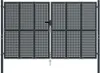 vidaXL Zahradní brána antracitová 300x175 cm ocelová Náhled obrázku produktu 3