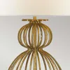 Elstead Lafitte Tischleuchte E27 Gebeiztes Gold Creme Produktbild-Vorschau 4