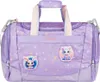 A children's sports bag with a polka dot pattern and cute animal patches. Náhľad obrázku produktu