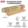 FRIO - 120 vellen natuurlijk bakpapier, 33x38 cm (set van 6 Productafbeelding-voorbeeld 6