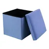 Intirilife Faltbarer Sitzhocker 38x38x38 cm in MEER BLAU - Produktbild-Vorschau 2