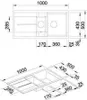 BLANCO Metra 6S, Grau, 2 Becken, 360 x 430 mm, 170 x 285 Produktbild-Vorschau 17