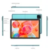 Diagram showing different views and features of a tablet. Produktbild-Vorschau