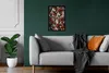 MuchoWow® MuchoWow® Gerahmtes Poster Hirsche - Blumen - Produktbild-Vorschau 7