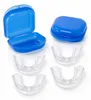 4 Thermoplastische Zahnabdrücke, 2 blaue Etuis von RESTEQ Produktbild-Vorschau 3