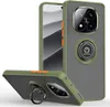 A phone case with a ring holder is shown from two angles against a white background. Produktbild-Vorschau