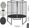 SixJump 3,05 M Gartentrampolin Blau TB305/1693 Produktbild-Vorschau 8