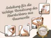 Haarturban / Kopfhandtuch aus Baumwolle, 64 cm, weiß Produktbild-Vorschau 5