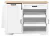 Buffet de 115 cm avec 3 portes et 1 tiroir – Buffet blanc, Voir les images du produit 15