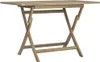 vidaXL Záhradný stôl skladací sivý 120x70x75 cm z masívneho Náhľad obrázku produktu 1