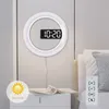 Zrkadlové nástenné hodiny LED s diaľkovým ovládaním, Náhľad obrázku produktu 3
