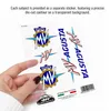 Adesivi per Moto MV Agusta – Set 5 Sticker Presagomati, Anteprima dell’immagine prodotto 2