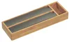 LS-LebenStil 3-fach Holz Folienspender Bambus Schubladen Produktbild-Vorschau 2