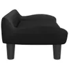 vidaXL Canapé pour enfants noir 70x40x24 cm velours Voir les images du produit 4