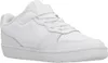 A white Nike Court Borough Low 2 shoe is shown from a side angle against a white background. Voir les images du produit