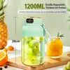 Tragbarer Mixer, 1200ML USB Wiederaufladbar Mixer, Smoothie Produktbild-Vorschau 7