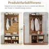 Garderobenset in Holzoptik mit Schuhbank verstellbarem Produktbild-Vorschau 5