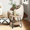 Meubles Cosy Kulatý dvoustupňový odkládací stolek v Náhled obrázku produktu 2