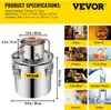 Moonshine Still Distiller 5Gal 21L Stainless Steel Water Produktbild-Vorschau 7