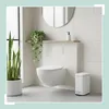 Relaxdays Cestino da bagno, 5 litri, cestino per cosmetici Anteprima dell’immagine prodotto 3