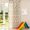 2 gordijnen, linnenlook, kleurrijk wolkenmotief, Productafbeelding-voorbeeld 8