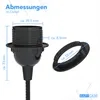 EAZY CASE 1x E27 Lampenfassung mit Kabel 3,5m, aus Produktbild-Vorschau 4