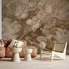 Selbstklebende Folie Fototapete - Floral Ornaments Carved Produktbild-Vorschau 1