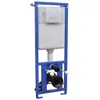 vidaXL Wand-WC ohne Spülrand mit Einbau-Spülkasten Keramik Produktbild-Vorschau 10