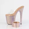 BEJEWELED-812RS Damen Slipper von Pleaser, Transparent Produktbild-Vorschau 3