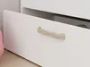 Bett 120 x 190/200 cm mit Kommode und - Weiß und Natur - Produktbild-Vorschau 3