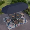 PHIVILLA Garten Sonnenschirme 380mm×200 mm Balkonschirm Produktbild-Vorschau 7