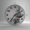 Wanduhr - Rund - Glasuhr - Gesicht Grafiken Fäden - 40x40cm Produktbild-Vorschau 3