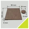 Tarrox Filzgleiter 28 mm rund braun 9 Stück selbstklebend Produktbild-Vorschau 5