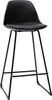 Miliboo - Schwarze Designer-Barhocker mit Metallbeinen 66 Produktbild-Vorschau 4