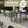 tillvex® Gartenstuhl 2er Set Wetterfest mit Armlehne | Produktbild-Vorschau 5