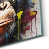 DEQOART Hybrid Leinwand Bild 50x50 cm 'Affenblick im Produktbild-Vorschau 5