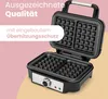 ProfiCook PC-WA 1240 2 Waffel(n) 1000 W Schwarz, Edelstahl Produktbild-Vorschau 23
