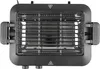 A top-down view of a black electric grill. Produktbild-Vorschau