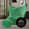Lumaland Sitzsack Classic XXL, Ciemny Zielony, Tkanina, Podgląd zdjęcia produktu 7