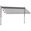 vidaXL Tenda retrattile antracite 350x150 cm in tessuto e Anteprima dell’immagine prodotto 9