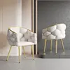 Sweiko Luxus-Samtstühle 1 Stuhl (Wohnzimmer Stühle, Produktbild-Vorschau 2