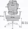 Fotel biurowy ergonomiczny KB106 czarny Podgląd zdjęcia produktu 15