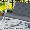 Outsunny Bankauflage Sitzkissen Rückenkissen Polster Produktbild-Vorschau 5