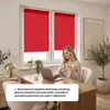 Estika Roleta bez vrtání - 95 x 150 cm - Červená - Snadná Náhled obrázku produktu 4