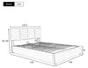 Flieks Polsterbett mit Stauraum, Doppelbett 140x190cm Produktbild-Vorschau 7