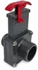 PVC Absperrschieber Ø 38 mm auf 1 1/2'' AG Produktbild-Vorschau 1