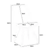 A line drawing of a chair with dimensions indicated by lines and text. Produktbild-Vorschau