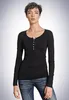Schiesser Damen Henley 1/1 - Berta Gr. 34  weiss Produktbild-Vorschau 3
