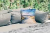 MuchoWow® Outdoor Kissen - Düne - Möwe - Strand - Meer - Produktbild-Vorschau 2